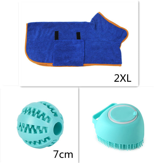 Silicone Dog Bath Gloves – Massage Brush & Shampoo Comb Tool - Shawzilla