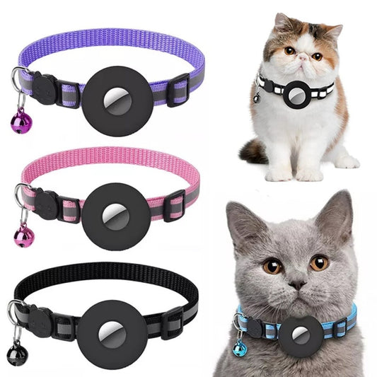 Reflective Collar with AirTag Holder(Cat, Kitten and Puppy)-Stay Worry Free with this protective collar!! - Shawzilla