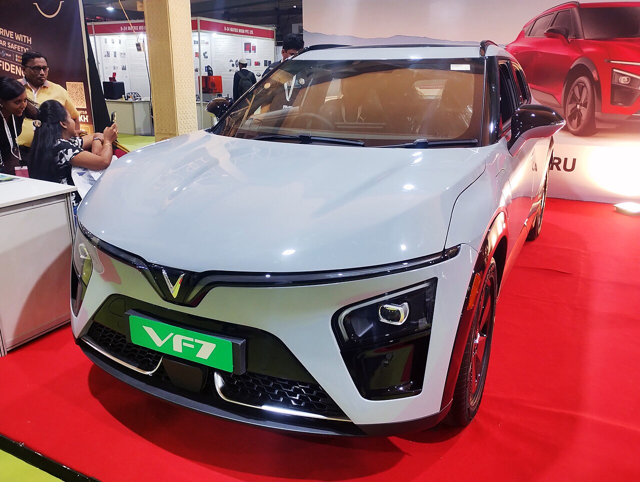 VinFast VF7 at the 4th International Auto Show, Bangalore 2025 — verified Wikimedia photo